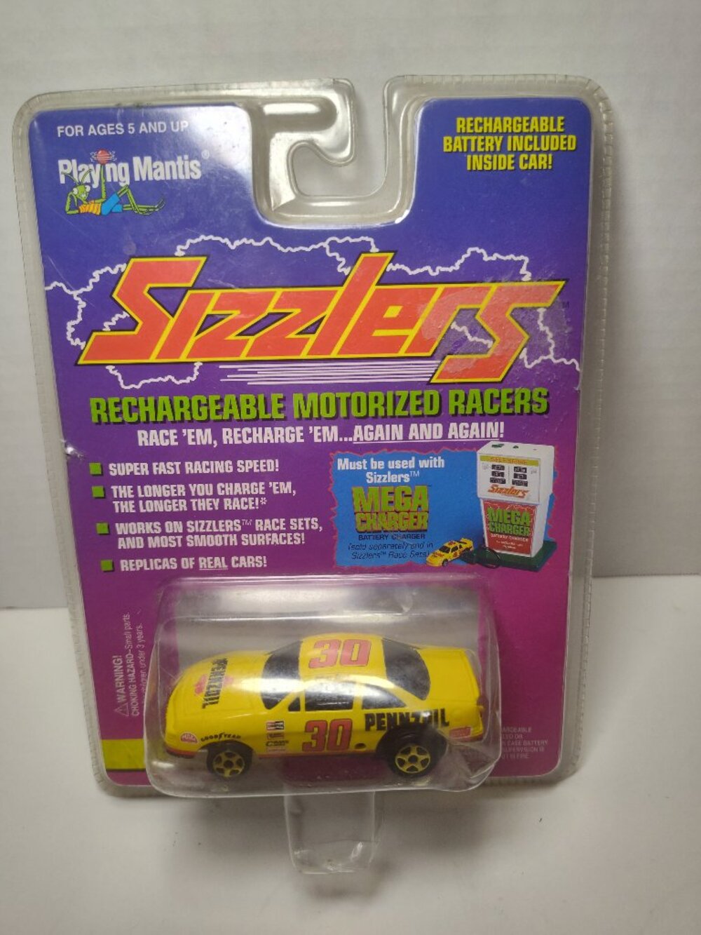 1996 Playing Mantis Sizzlers #30 Pennzoil Johnny Benson NASCAR Sealed NOS